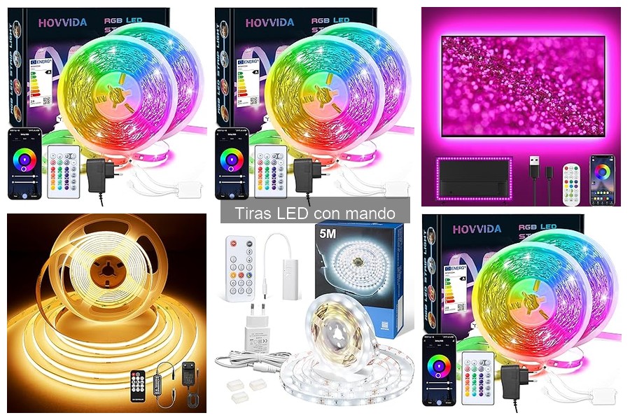 Comparativa de Tiras LED con Mando: Mejores Marcas y Precios