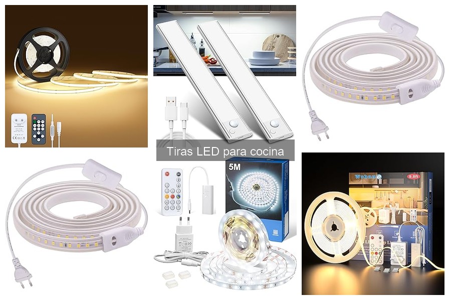 Comparativa de tiras LED para cocina: XUNATA vs WOBANE