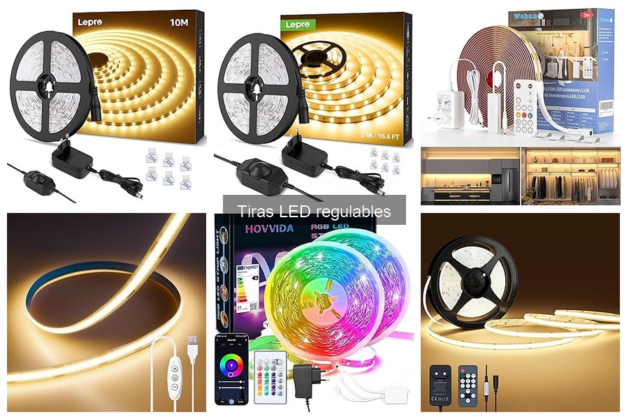 Comparativa de tiras LED regulables: Lepro vs. COB