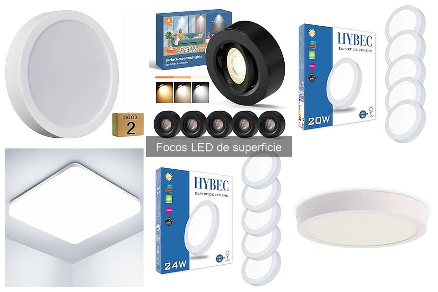 Comparativa: Focos LED de Superficie vs Empotrables