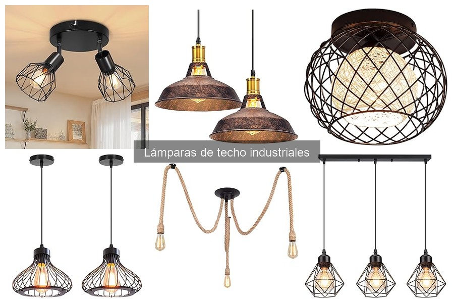Comparativa: Lámparas de Techo Industriales vs Decorativas