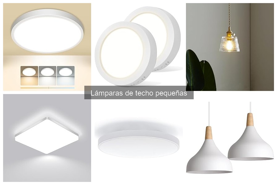Comparativa: Lámparas de Techo Pequeñas LED vs. Incandescentes