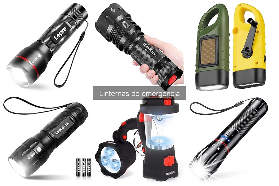 Comparativa: Linternas de emergencia vs. otras fuentes de luz