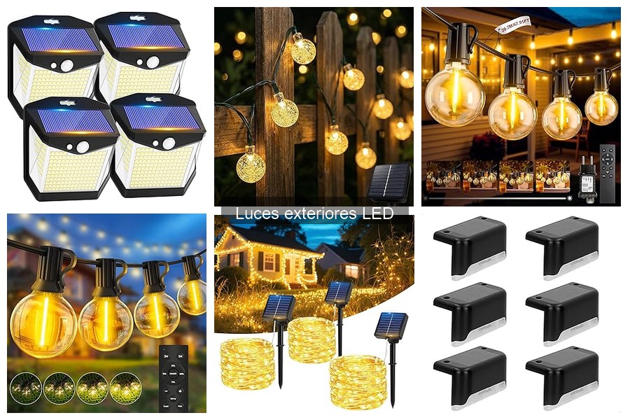 Comparativa: Luces LED vs Halógenas para Exteriores