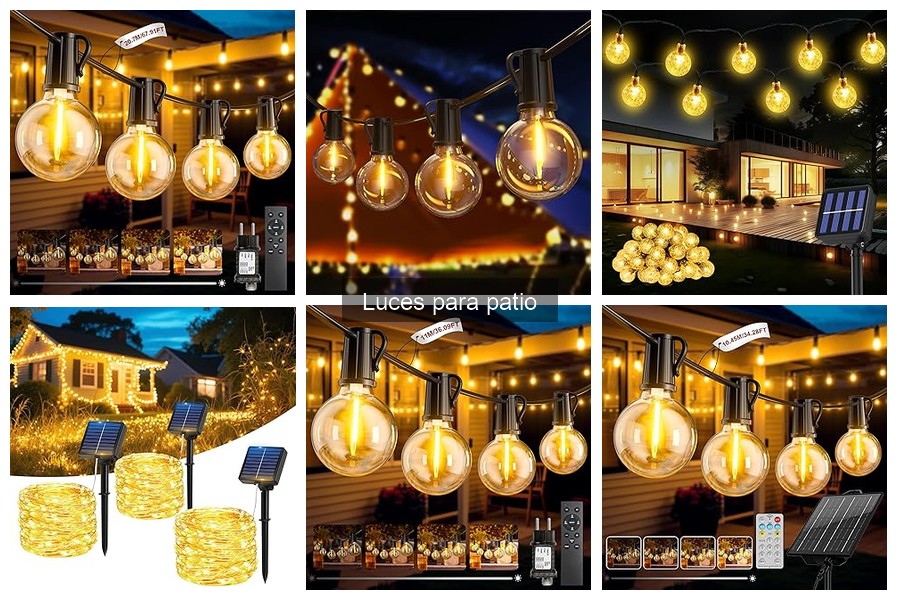 ** Comparativa: Luces LED vs Incandescentes para Patio