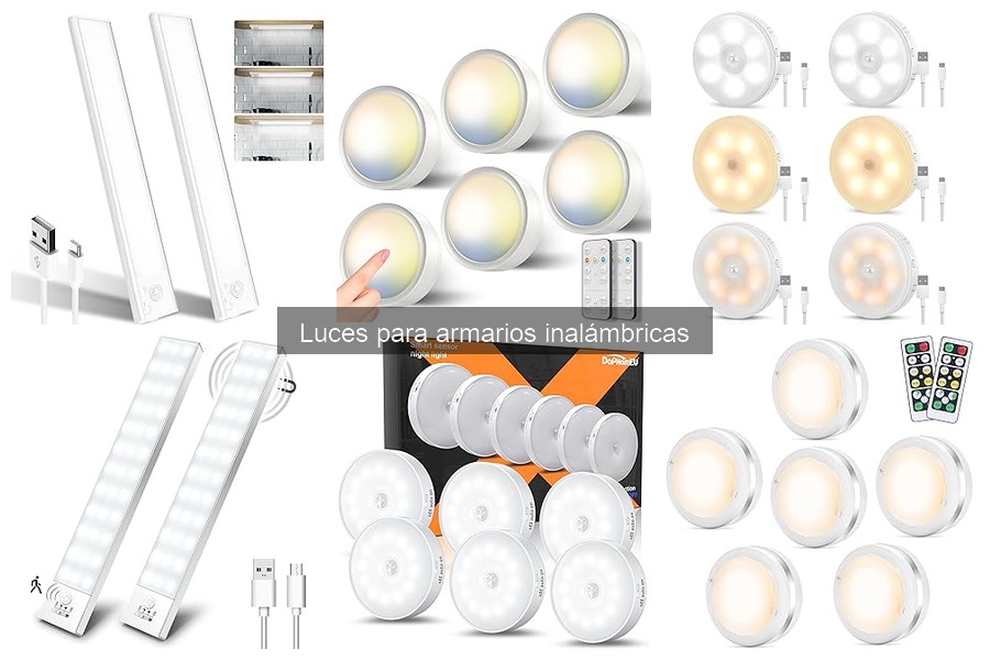 Comparativa: Luces LED vs. Luces para Armarios Inalámbricas