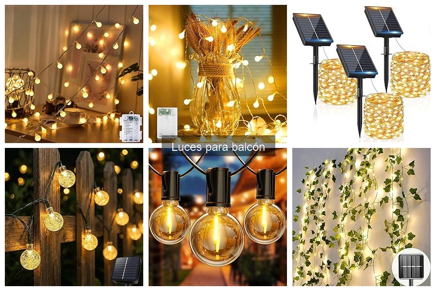 Comparativa: Luces LED vs. Luces Solares para Balcón