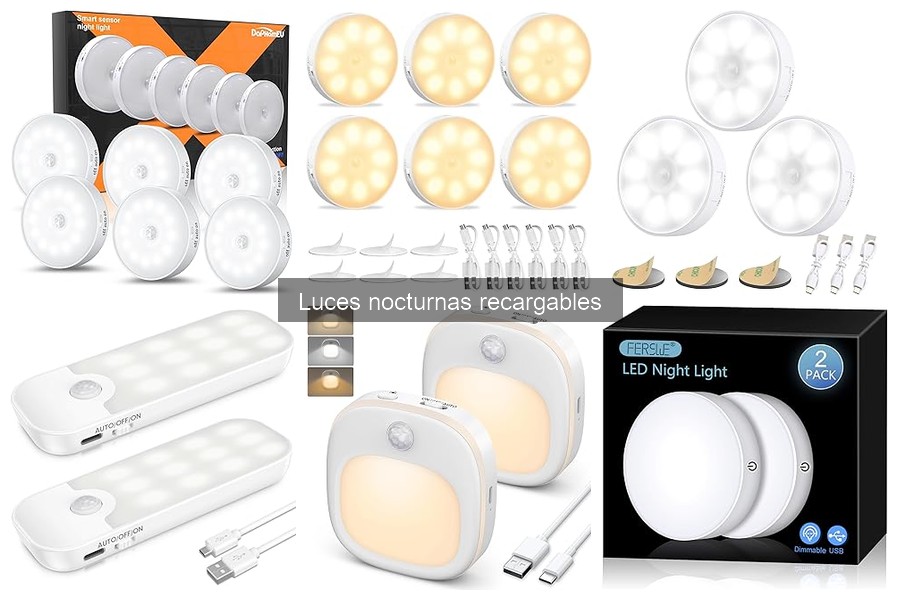 Comparativa: Luces Nocturnas Recargables vs. Con Cable