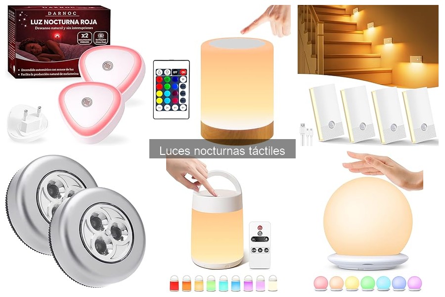 Comparativa: Luces Nocturnas Táctiles vs. Otras Luces Nocturnas