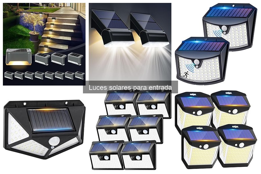 Comparativa: Luces Solares vs Eléctricas para Entrada
