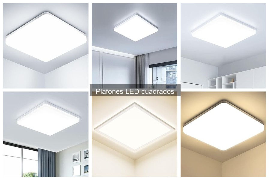 ** Comparativa: Plafones LED Cuadrados vs Redondos