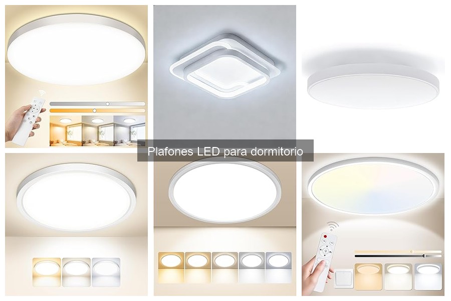 ** Comparativa: Plafones LED vs Lámparas de Techo para Dormitorio
