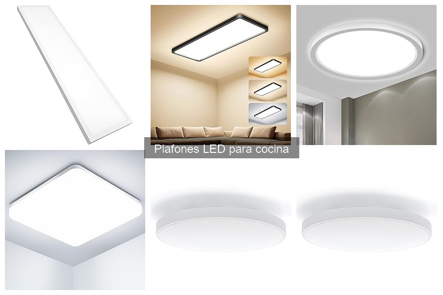 Comparativa precios plafones LED para cocina en varias tiendas
