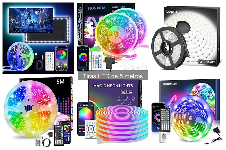 Comparativa: Tiras LED de 5 Metros vs Lámparas LED