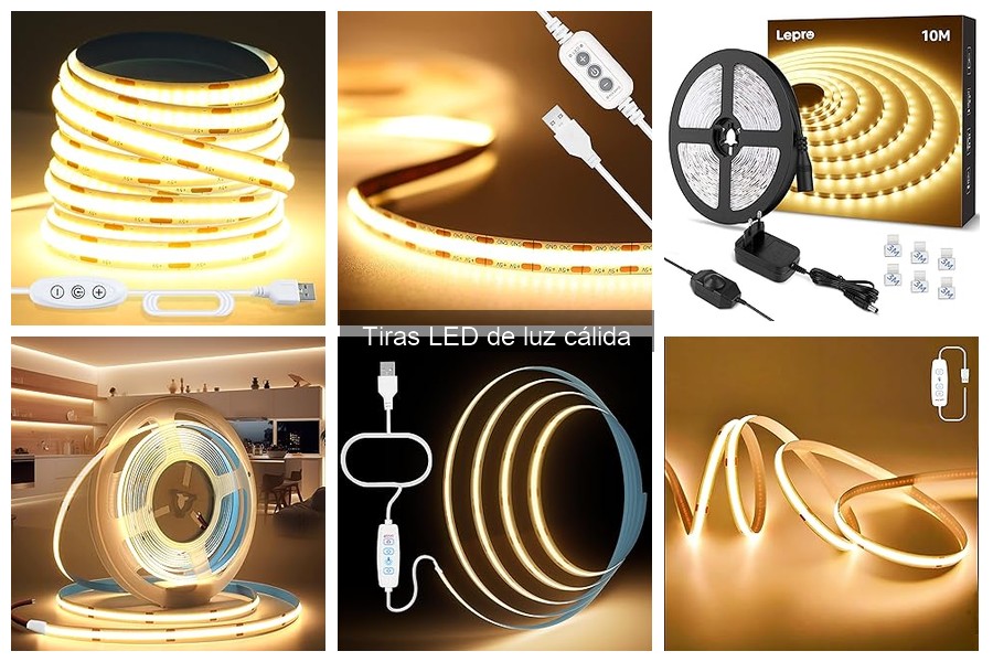 Comparativa: Tiras LED de Luz Cálida vs Fría