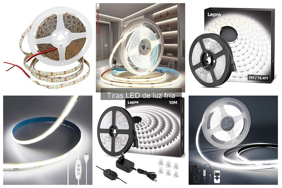 Comparativa: Tiras LED de Luz Fría vs. Cálida
