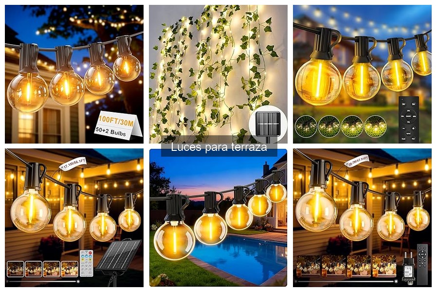 Consejos clave para elegir luces para terraza