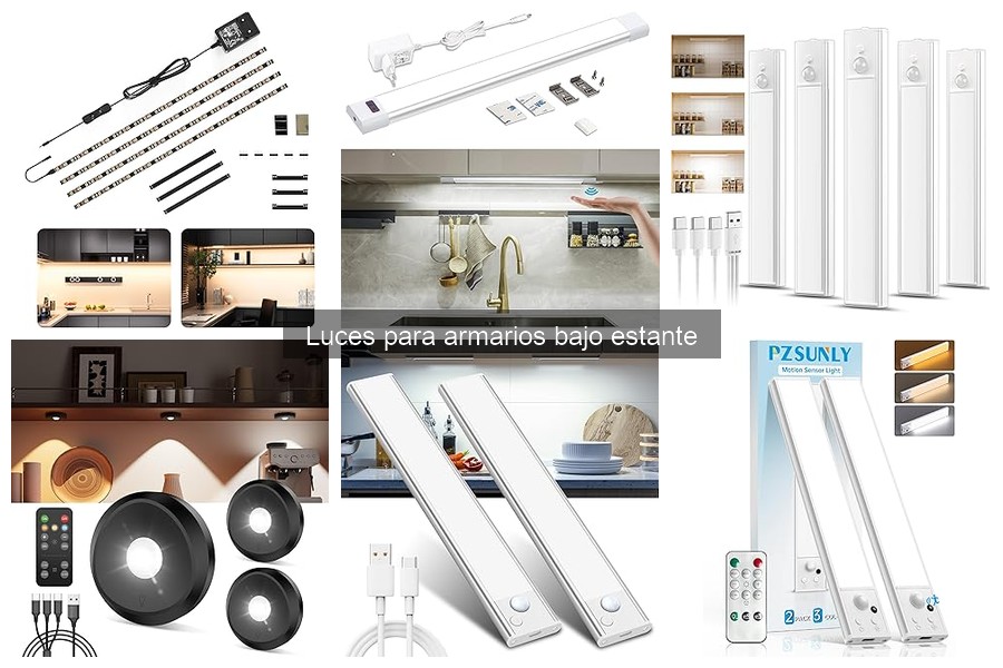 Consejos para Elegir Luces para Armarios Bajo Estante