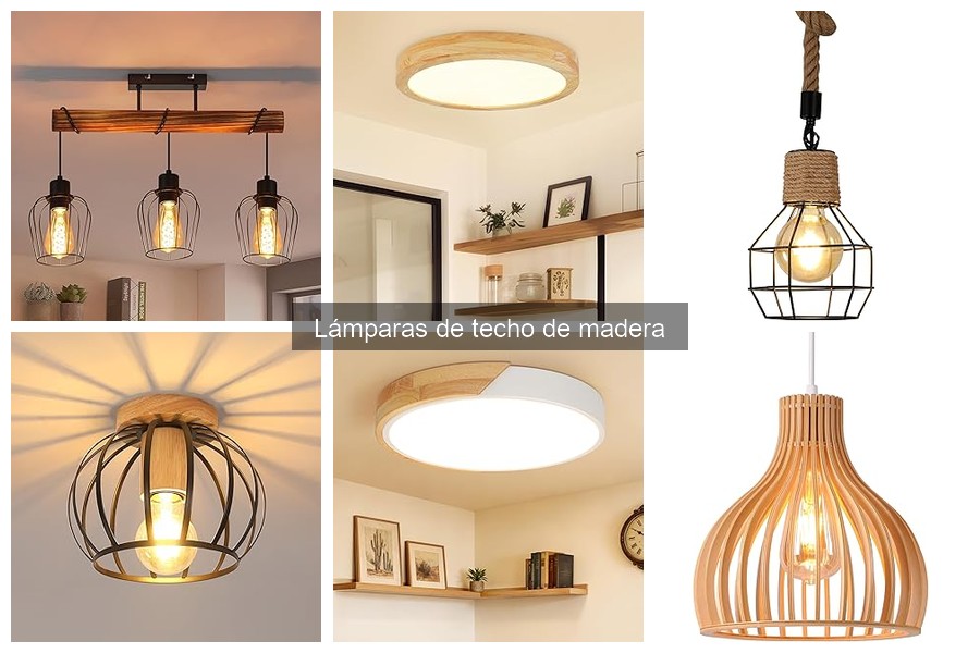 Consejos para instalar lámparas de techo de madera fácilmente