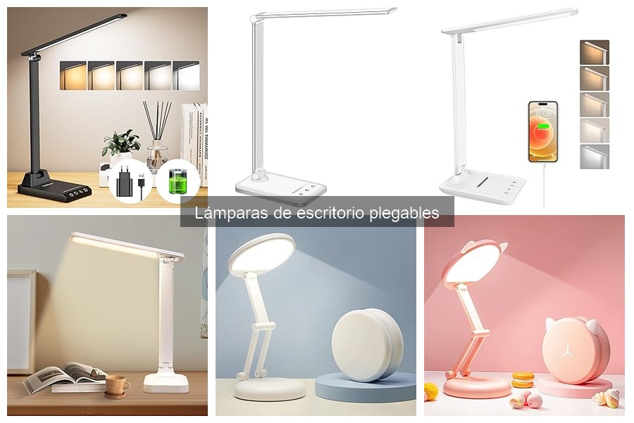 ¿Cuánto cuesta una lámpara de escritorio plegable?