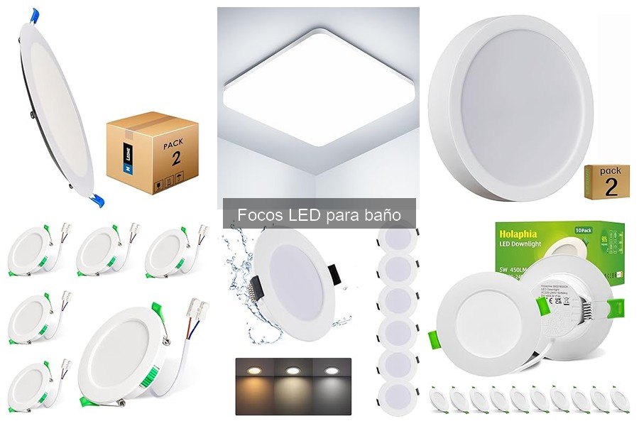 ¿Cuánto duran los focos LED en el baño? Guía completa