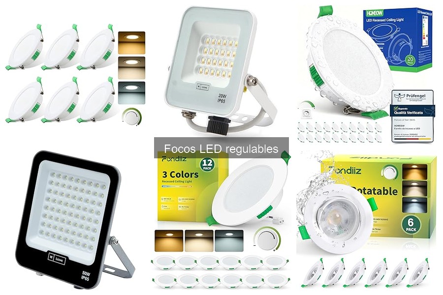 Descubre los Focos LED Regulables: Características y Usos