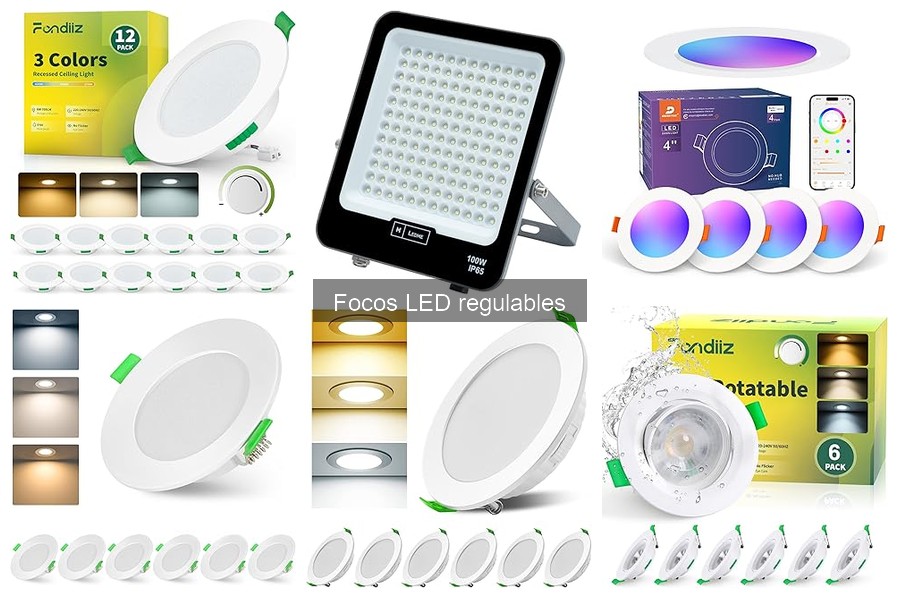 Diferencias entre focos LED regulables y no regulables