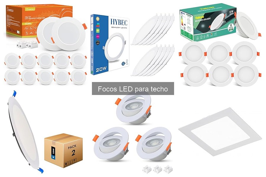 Diferencias entre Focos LED y Focos Incandescentes para Techo