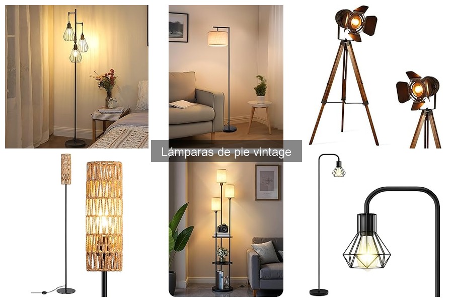 Diferencias entre lámparas de pie vintage y modernas