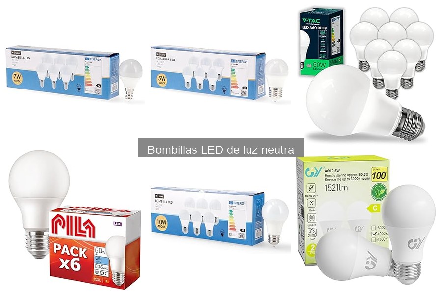 Dónde comprar bombillas LED de luz neutra al mejor precio