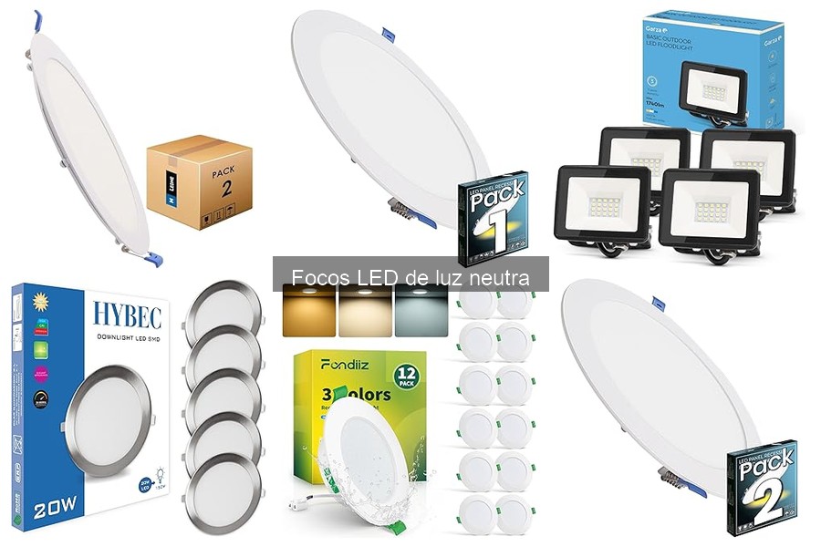 Dónde comprar focos LED de luz neutra: opciones online y físicas