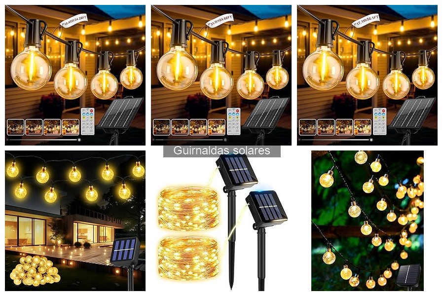Dónde comprar guirnaldas solares a buen precio