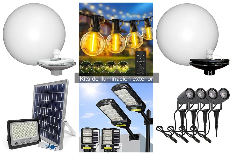 Dónde comprar kits de iluminación exterior a buen precio