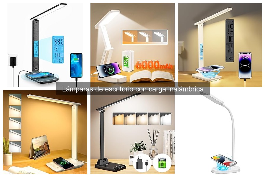 Dónde comprar lámparas de escritorio con carga inalámbrica online