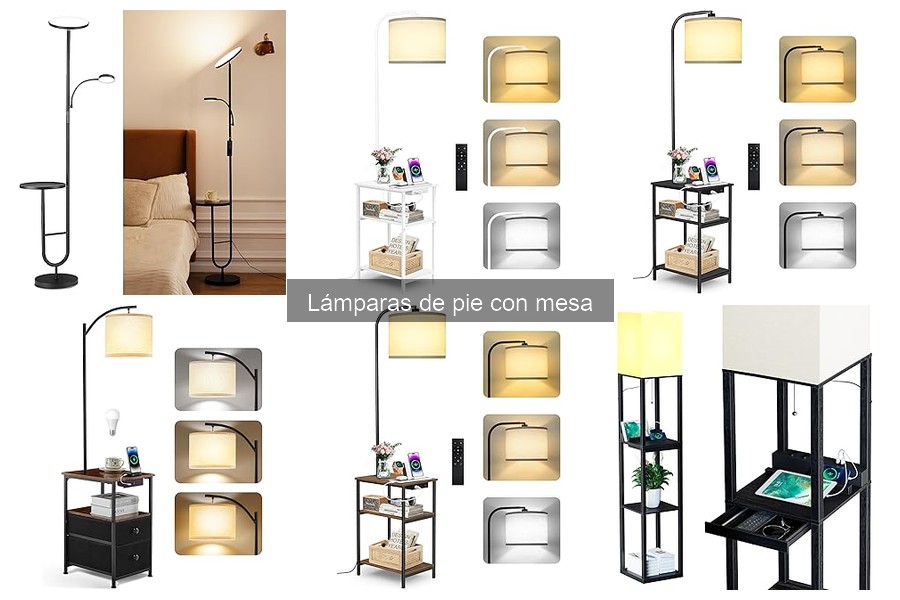 Dónde Comprar Lámparas de Pie con Mesa a Buen Precio