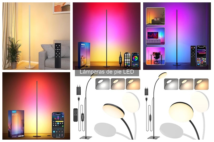 Dónde comprar lámparas de pie LED: mejores opciones y precios