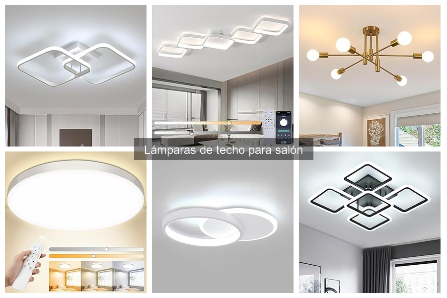 Dónde comprar lámparas de techo para salón a buen precio