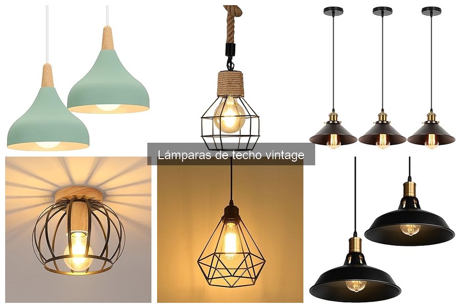 Dónde comprar lámparas de techo vintage: Guía completa