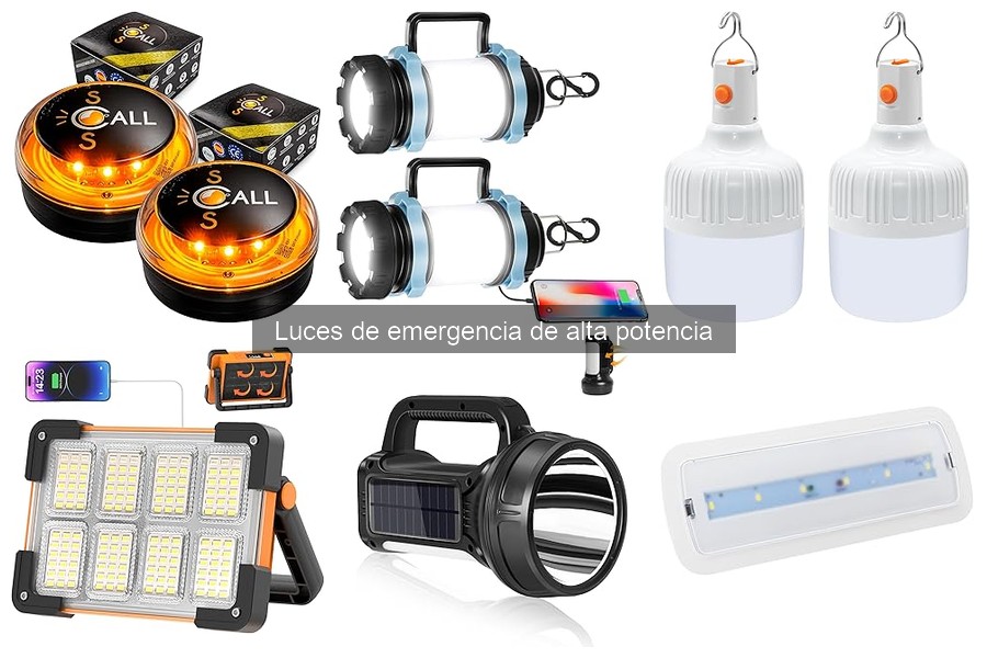 Dónde Comprar Luces de Emergencia de Alta Potencia