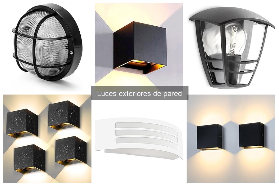 Dónde comprar luces exteriores de pared a buen precio