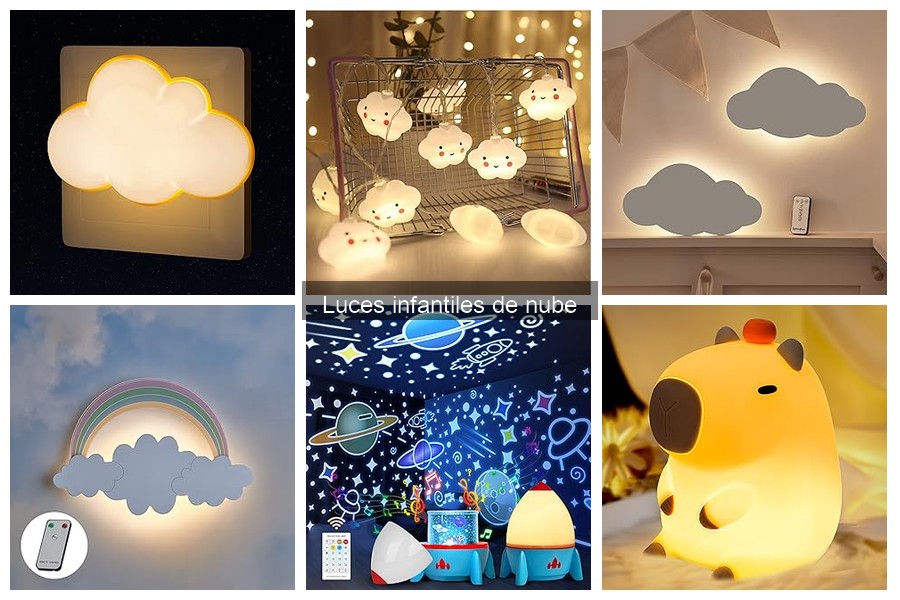 Dónde comprar luces infantiles de nube: ofertas y tiendas