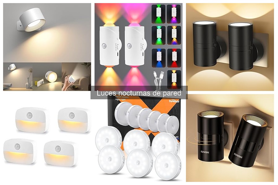 Dónde comprar luces nocturnas de pared: opciones y ofertas