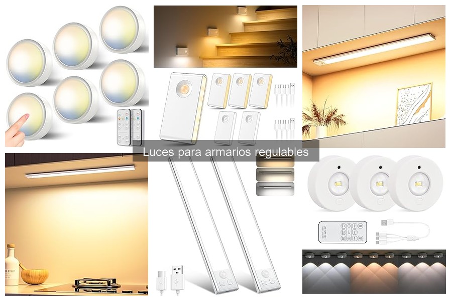 Dónde comprar luces regulables para armarios económicas