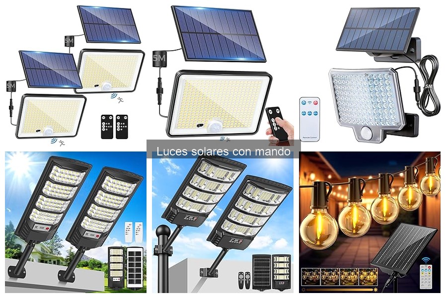 Dónde comprar luces solares con mando: precios y opciones