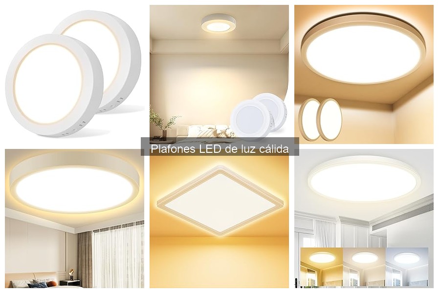 Dónde comprar plafones LED de luz cálida a buen precio