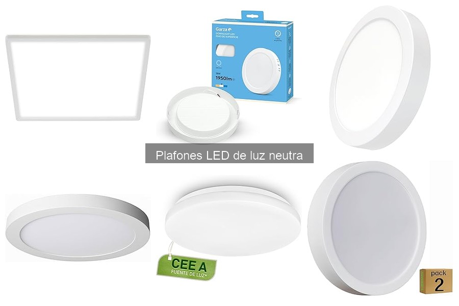 ¿Dónde comprar plafones LED de luz neutra? Mejores opciones