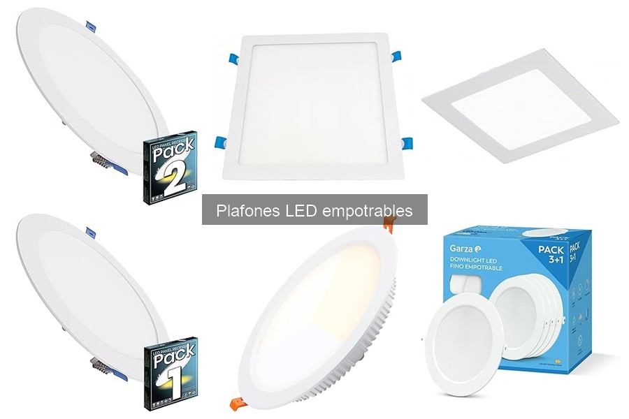 Dónde comprar plafones LED empotrables baratos y de calidad