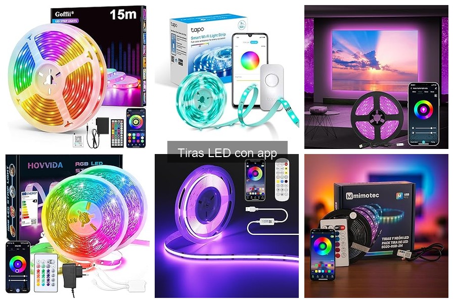 Dónde comprar tiras LED con app al mejor precio