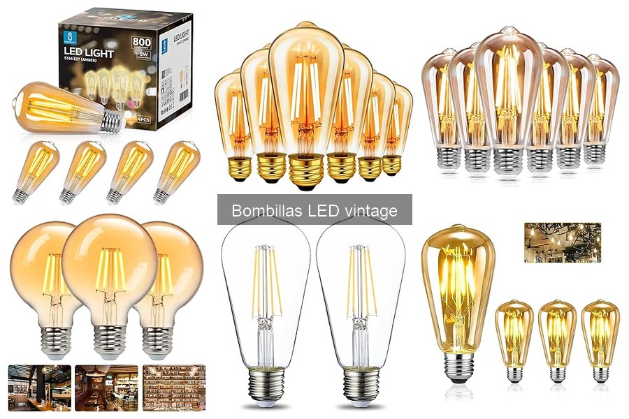 Durabilidad de Bombillas LED Vintage vs Otras Opciones