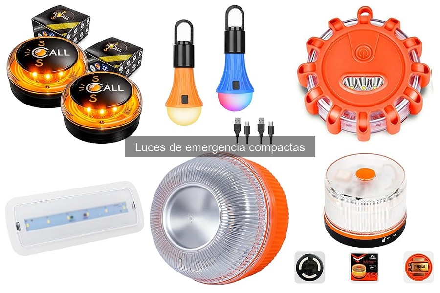 Duración de baterías en luces de emergencia compactas